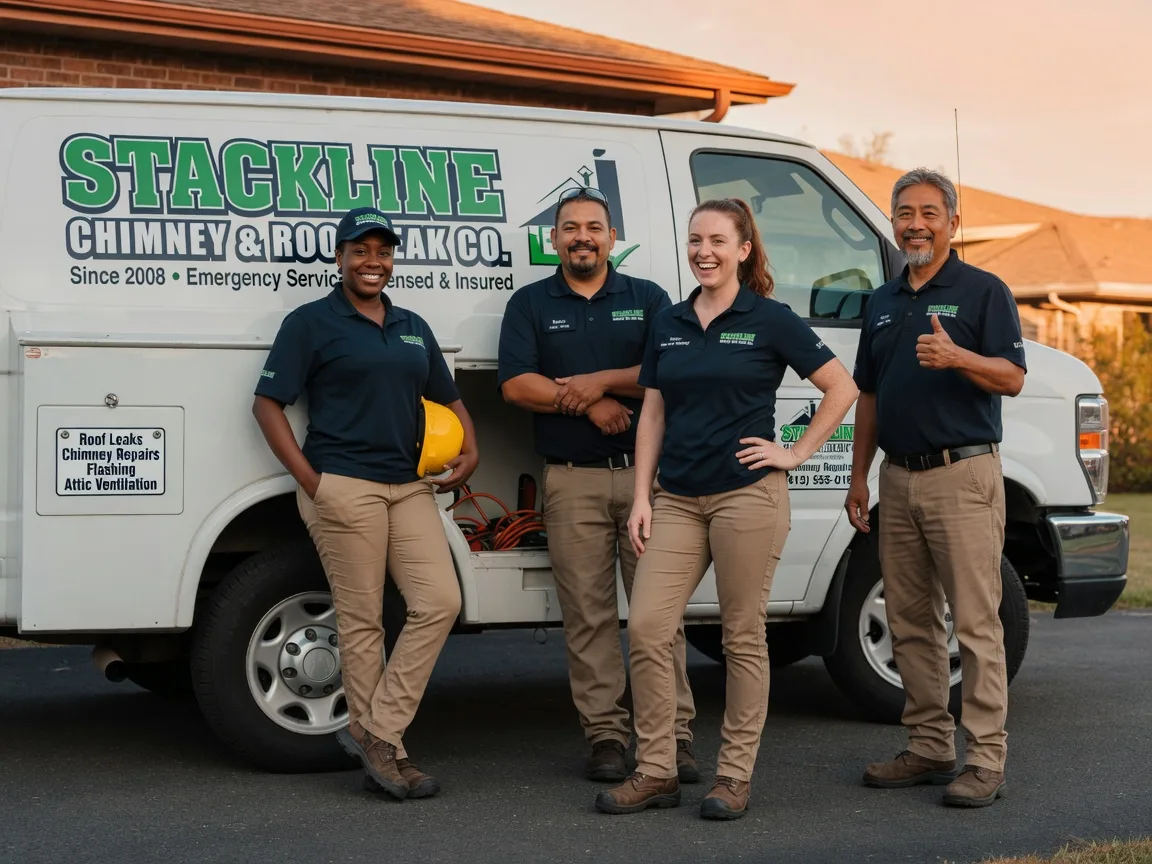 Chimney flashing repair company in Fowler, OH